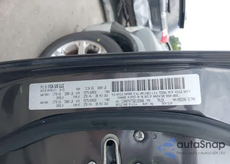 2016 Ram 1500 Laramie from USA, damaged, VIN 1C6RR7NT7GS132946